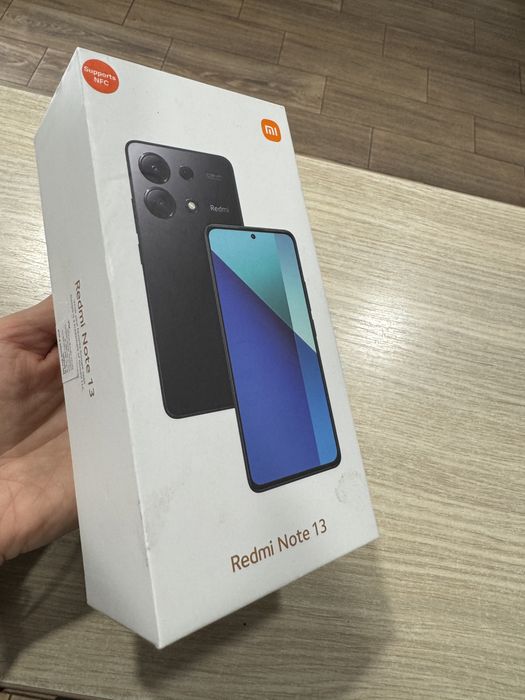 Xiaomi Redmi Note 13, 6GB RAM, 128GB, Black, NOU/Sigilat!