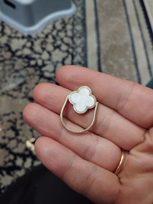 Двухстороннее колечко золото