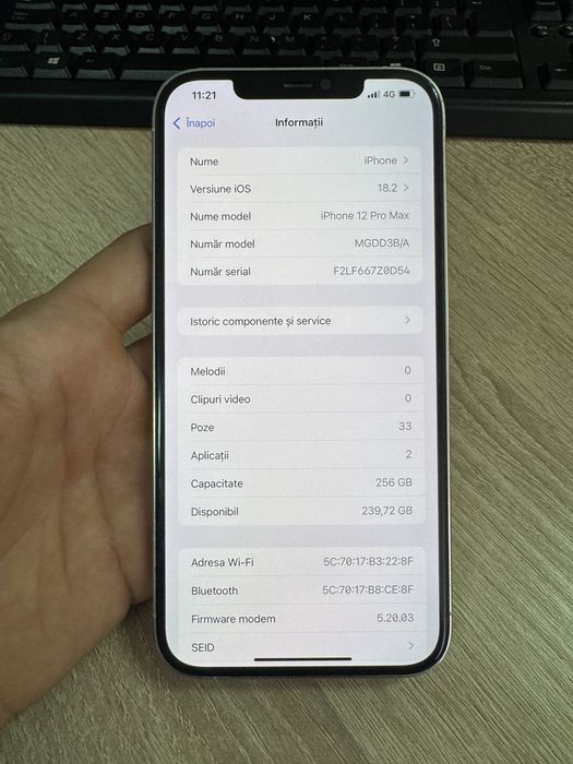 Iphone 12 pro max 256gb