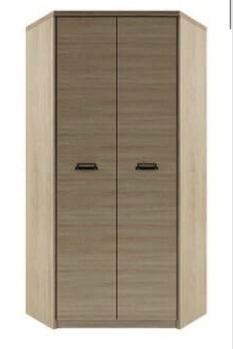 Бұрыштық шкаф ANREX Дизель 2D, 101x210х101 см, қоңыр