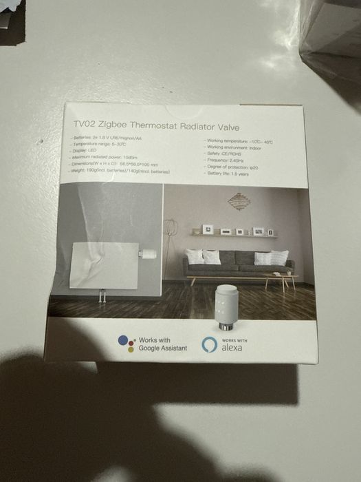 Qiumi Zigbee Termostat Radiator Valvă,Programabil Smart Wifi Mufă M30
