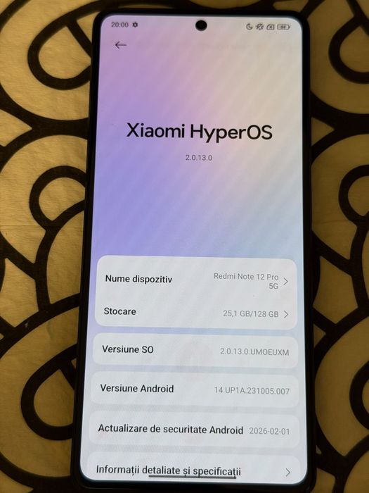 Xiaomi Note 12 pro