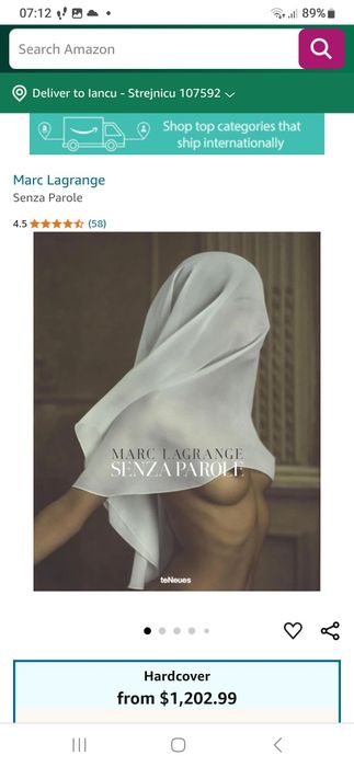 Marc Lagrange - Senza Parole  și Lust , albume de artă fotografică