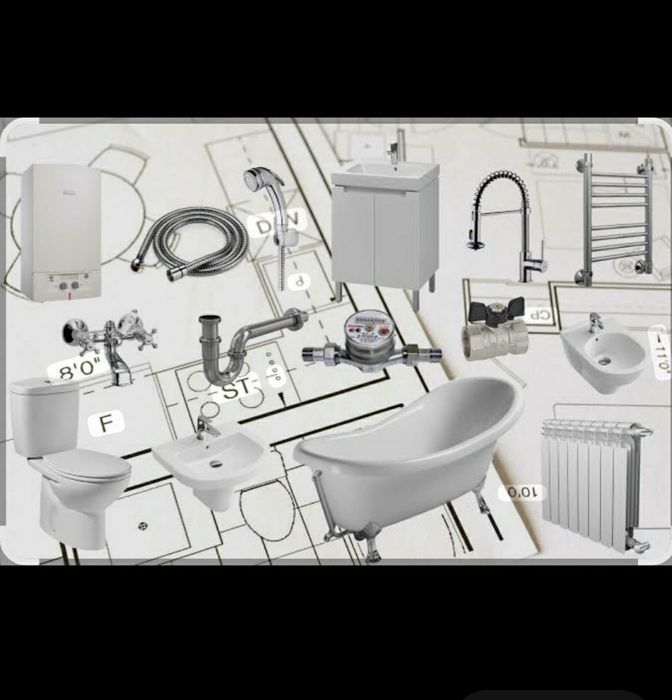 Mallarka va santexnika eliktra ishlari  remot 100% javob beramiz