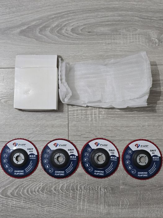 Set 4 discuri diamantate Z-LEAP 100 mm pentru polizor unghiular