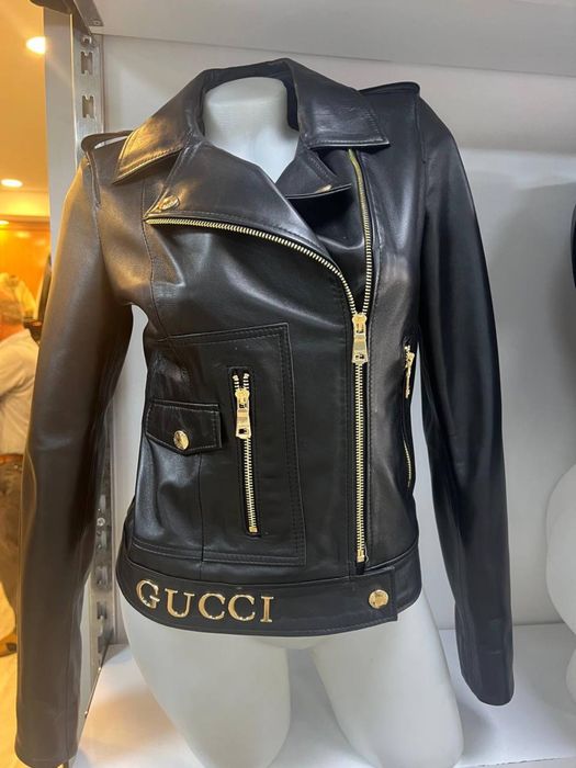 Geaca piele dama balmain