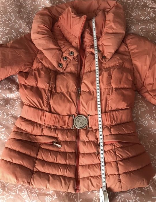 Дамско късо оранжево яке