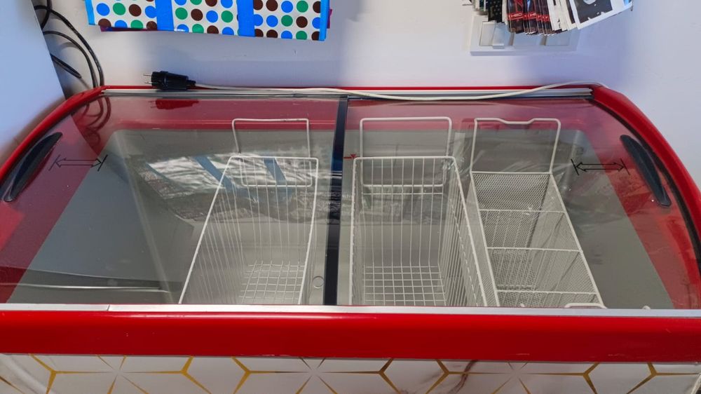 Холодильник витринний и морозильник