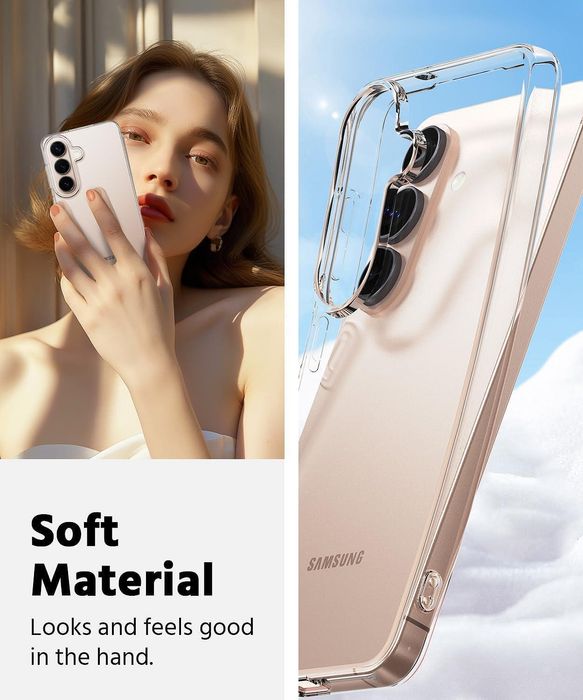 Прозрачен кейс space case за samsung galaxy s26
