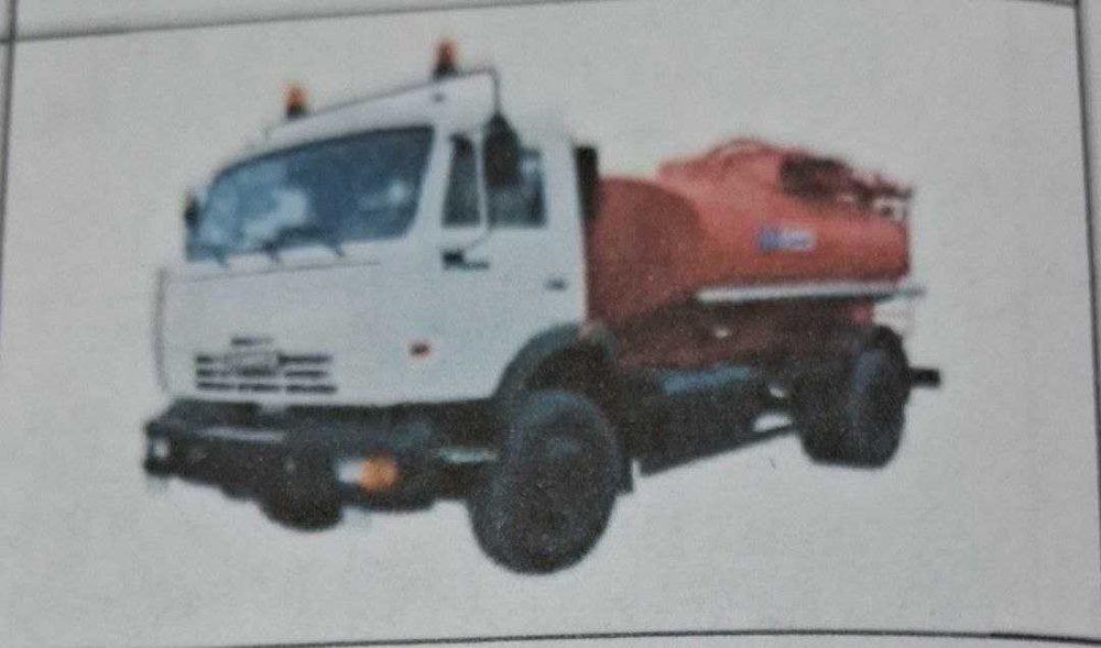 Авто топливозаправщика на базе шасси КАМАЗ 9м3