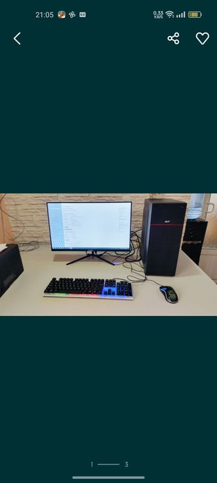 Тез ва арзон комплект компютер сотилади i5