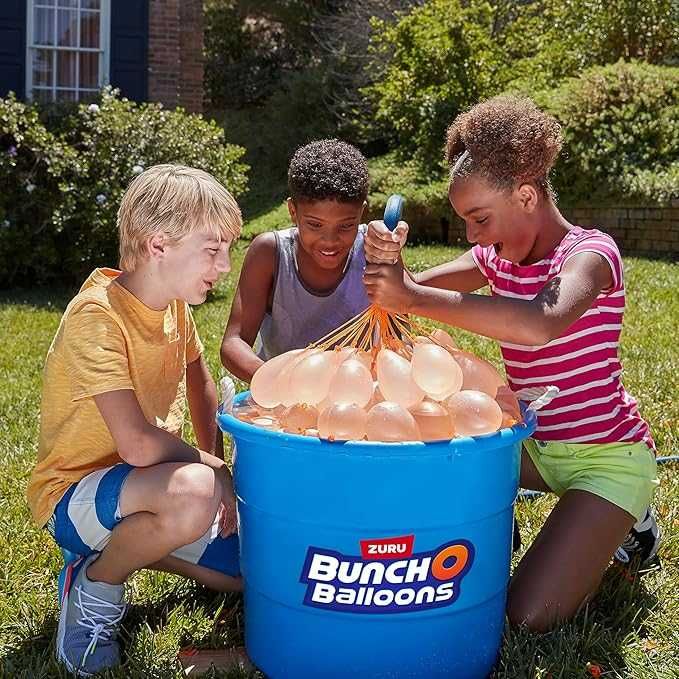 Голяма Водна пързалка 5м Shark с над 100 водни балона бомби ZURU Bunch O Balloons