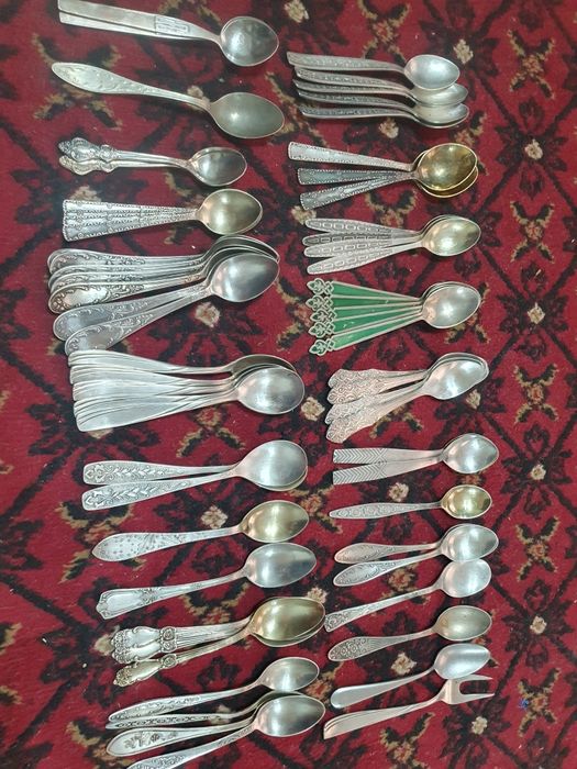 Ложки чайные мельхиор