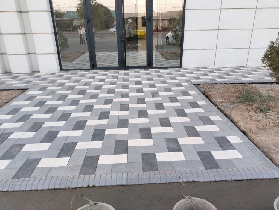 Тротуарные плитки, брусчатки