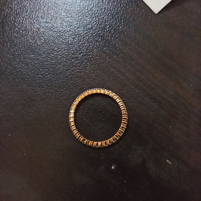 Позлатен пръстен Сваровски