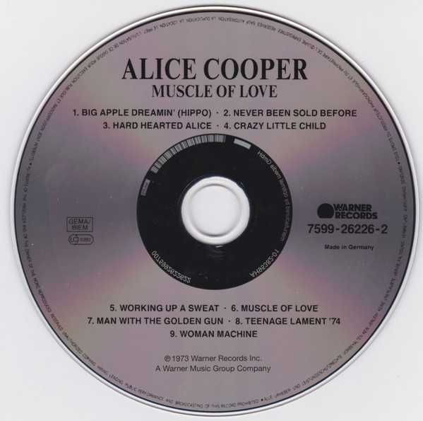CD Alice Cooper - Muscle of Love 1973