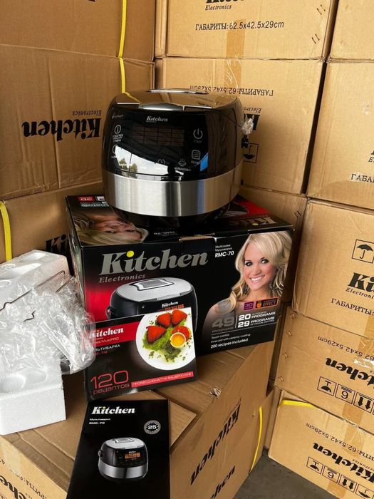 Доставка! Мультиварка elektricheskiy Redmond /Kitchen multivarka RMC70