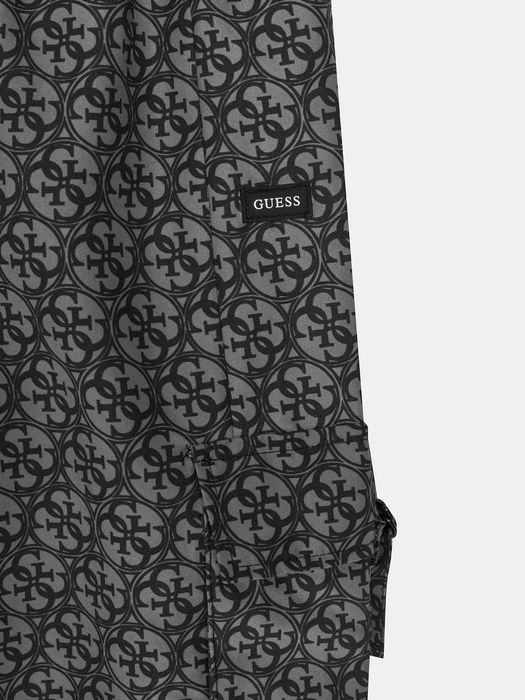 Детски черен панталон GUESS Kids Regular fit  / 14 г