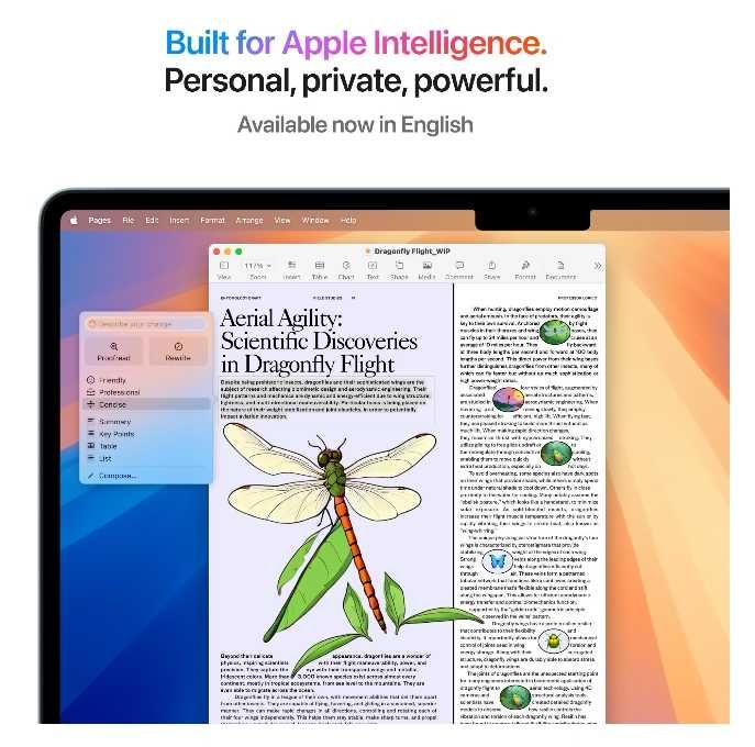 Apple MacBook Air 13", M4, 10 nuc. CPU 8 nuc. GPU, 16/256GB, Starlight