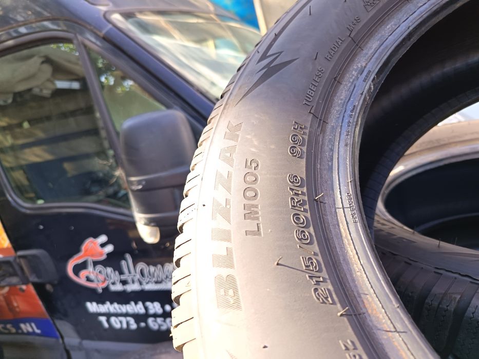 Anvelope MS iarna 215 60 16 Bridgestone 2023 5.5-6. 5mm