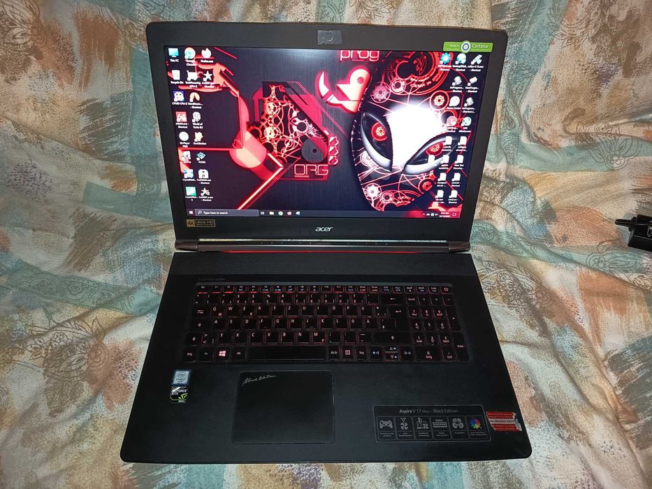 Laptop gaming Acer Nitro V17 Black Edition, Core i7 6700hq, Nvidia GTX 960m 4gb ddr5, display 4K UHD, 8gb ddr4, ssd 256gb, tastatura iluminata