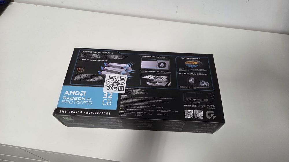 Placa video AMD R9700 32gb gigabyte AI pro