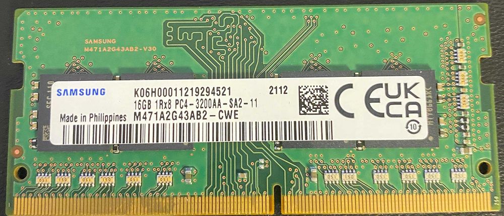 Kit dual 2x16g (32g) sodimm ddr4 3200