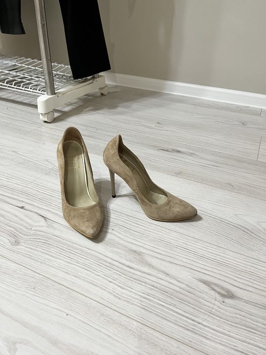 Туфли натуральная замша