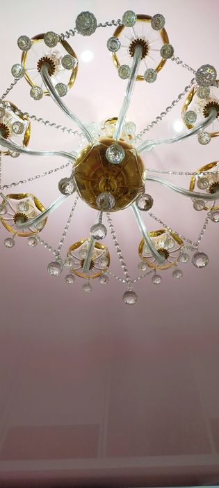 Срочно срочно хрустальная люстра. Чехия