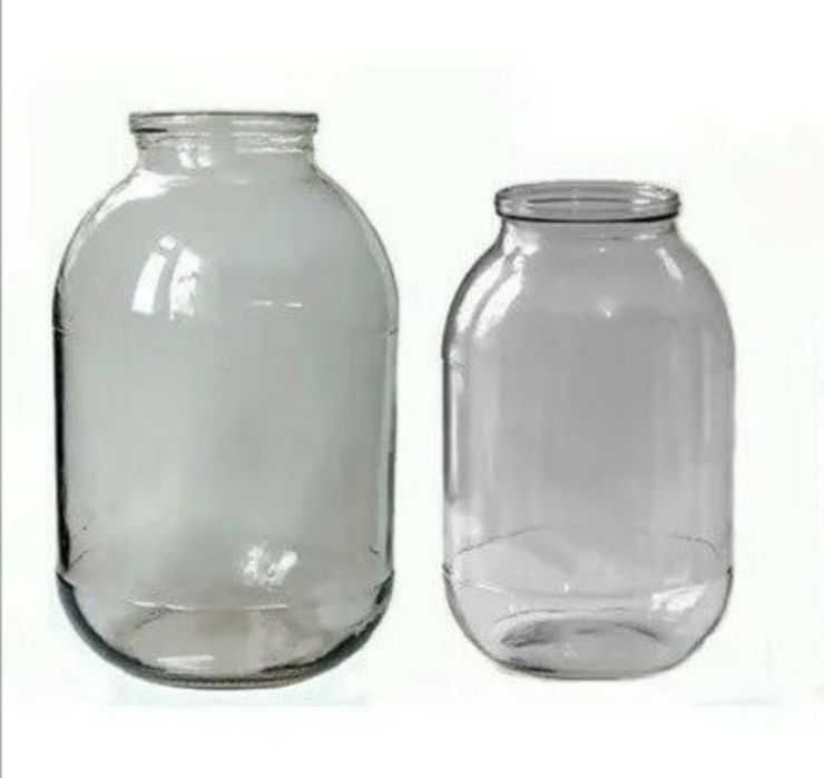 Продам стеклянные банки 3л. и 1л.