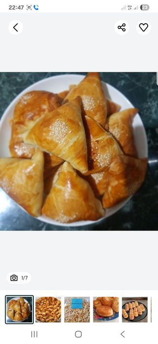 Самса, сосиски в тесте