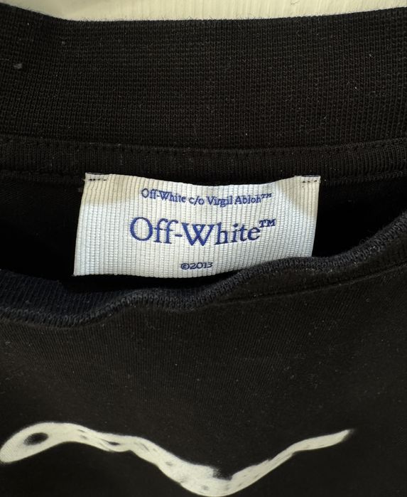 Tricou Off-White Arrow Negru/Alb