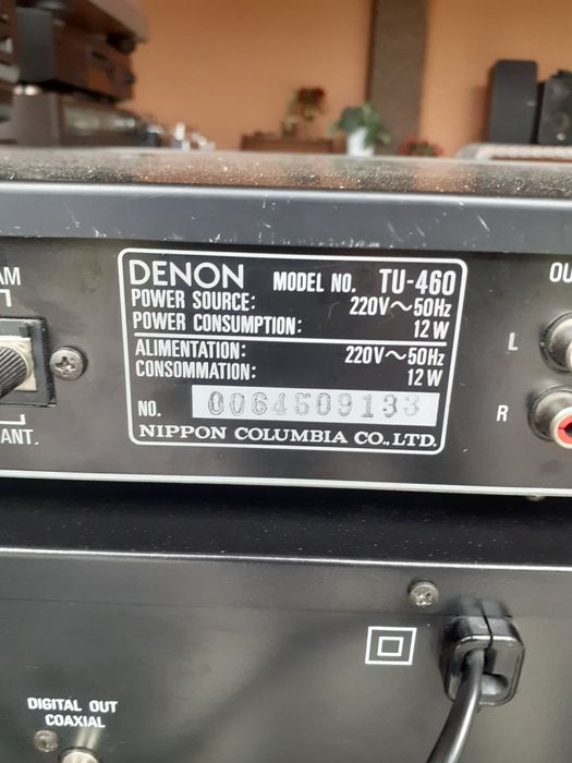 DENON cassette deck tuner si CD