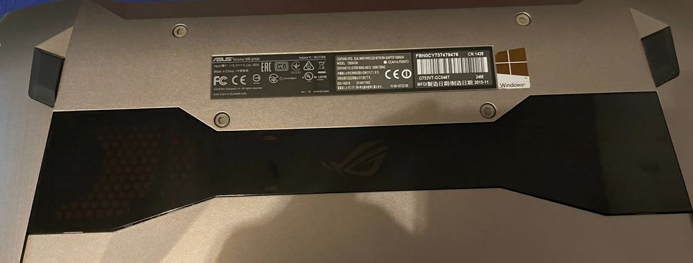Asus Rog G752v!!