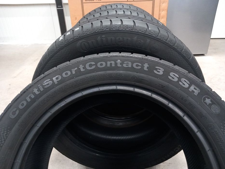 245/50/18 4бр.CONTINENTAL ContiSportContact3 SSR(RSC)Неразличи от НОВИ