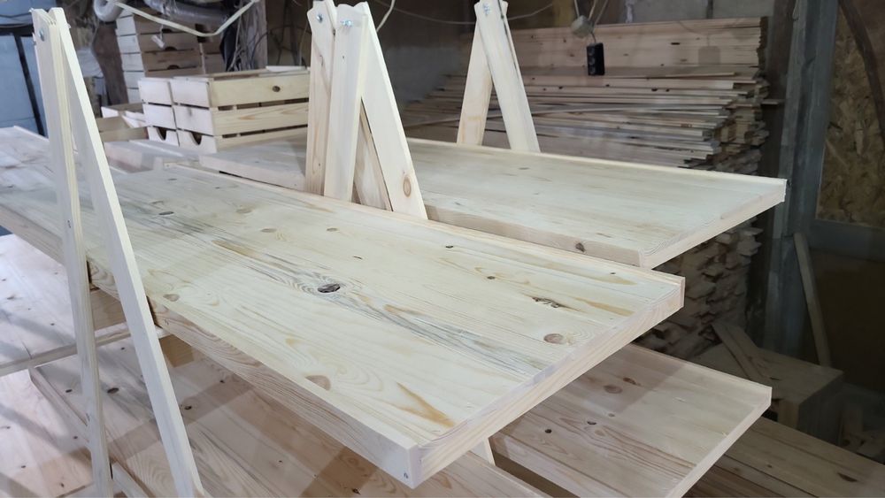 Търговско обурудване, стелаж, етажерка, стълба, щайги