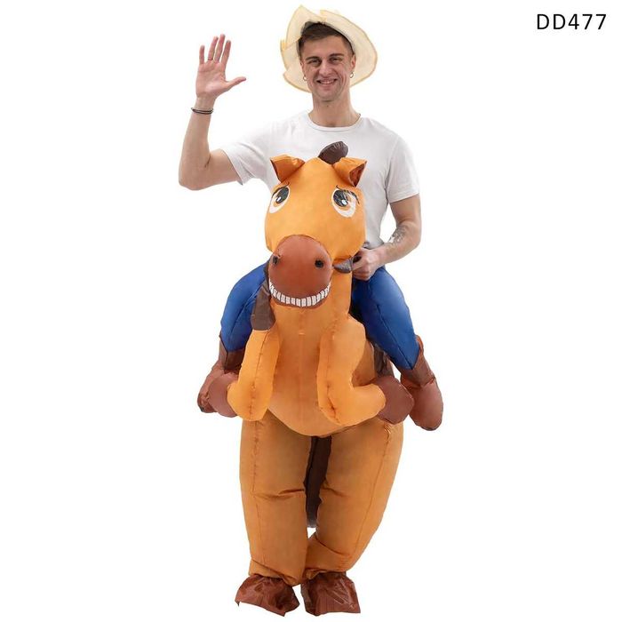 Надуваем парти костюм Яздя кон облекло аниматор рожден ден шоу