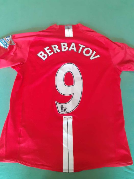 Тениска на Бербатов, Манчестър Юнайтед, оригинална, размер М, 2008/09