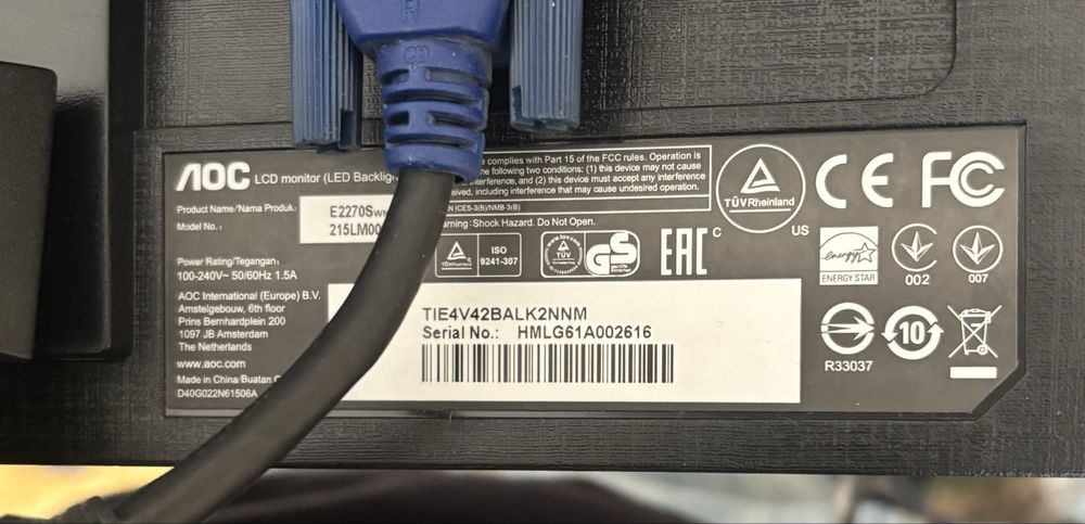 Мониторы на VGA рабочие