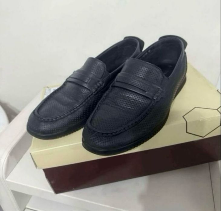 Лоферы мужские кожаные