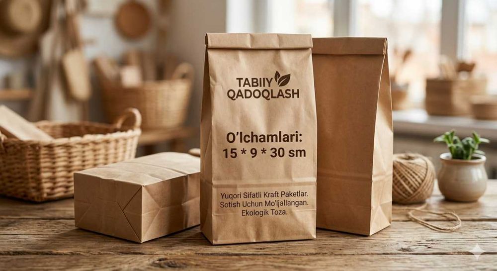 Kraft paket somsaa gumma uchun  250 so'm