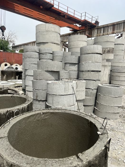 Колодец бетон бордюр лоток Kolsa beton 1m 1,5m 2m