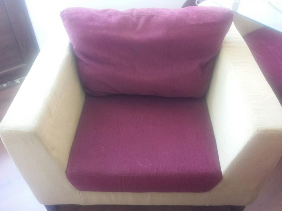 Фотьойл мек със смаляща се дамаска