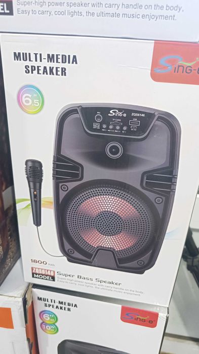 Блютуз колонка караоке с микрафоном