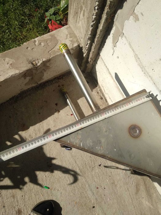 Registru termic din inox pentru sobă de colț!