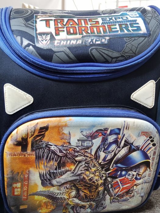 Синий рюкзак transformer