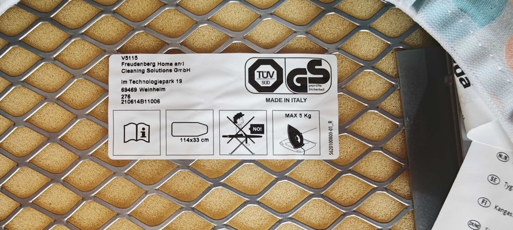 Дъска за гладене Vileda Neo, 114 x 33 см, Синьо