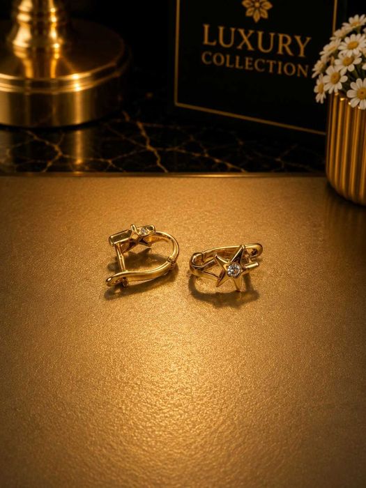 Cercei aur 14K 2.63g ( Galata B7947 ) - Garantie 2 ani!