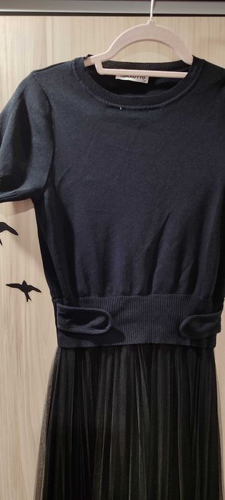 Дамска черна рокля