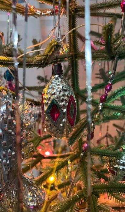 Советская ёлка, советские игрушки